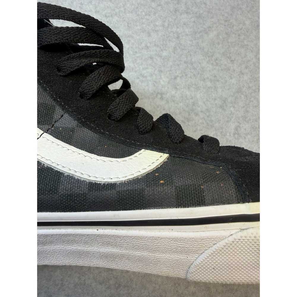 Vans Sk8-Hi Vansguard Checkerboard Black Charcoal Mens 11.5 High Top Sneakers - Picture 6 of 10